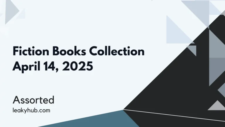 Fiction Books Collection April 14