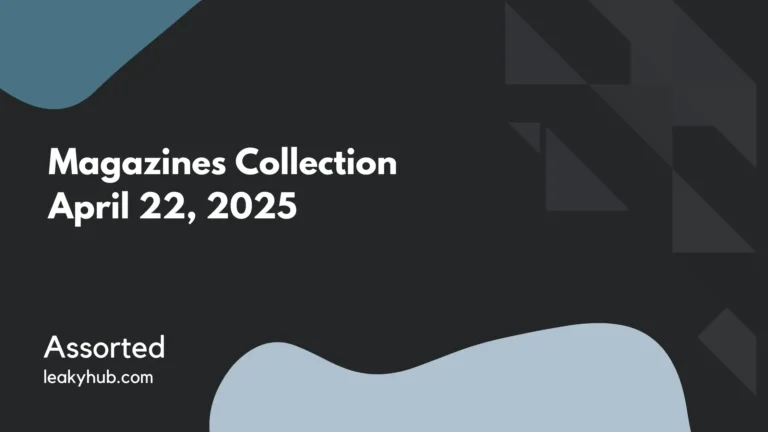 Magazines Collection April 22, 2025