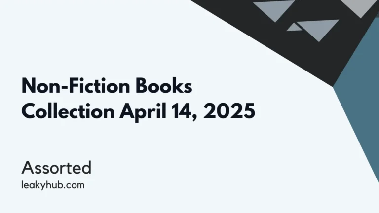 Non-Fiction Books Collection April 14