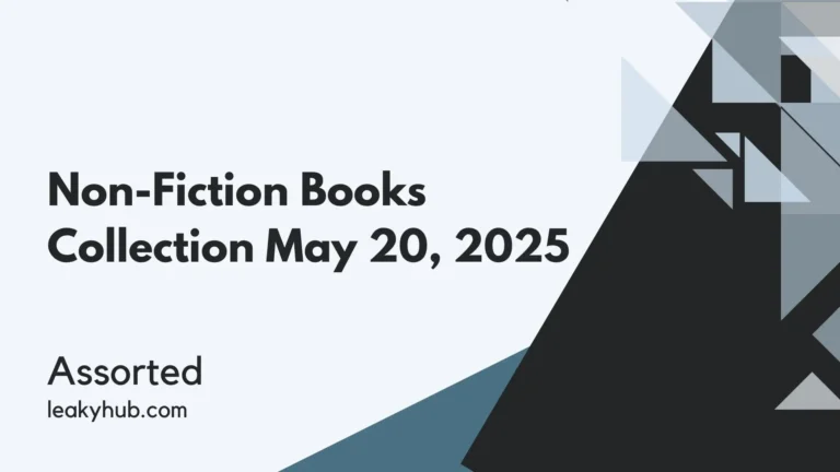 Non-Fiction Books Collection May 20, 2025