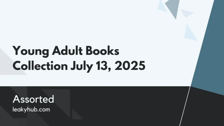 Young Adult Books Collection July 13, 2025