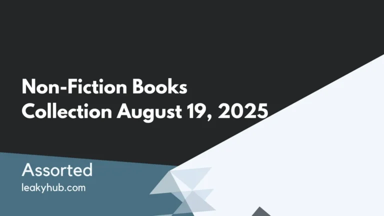 Non-Fiction Books Collection August 19, 2025